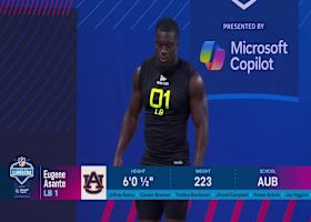 Eugene Asante runs official 4.48-second 40-yard dash at 2025 combine