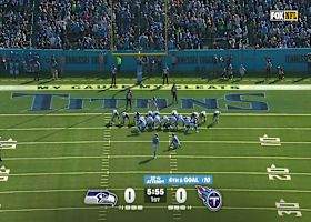 Joey Slye opens scoring in the Seahawks-Titans game with a 22-yard FG