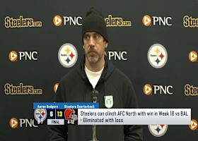 Tomlin and Rodgers reflect on loss and look ahead to Week 18