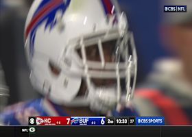 Josh Allen's teardrop dime to Cooper burns Chiefs' blitz for 24-yard gain