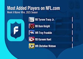 Week 9 waiver wire projections | 'NFL Fantasy Live'