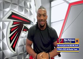 Bijan Robinson on his Week 6 play with Tyler Allgeier | 'GMFB'