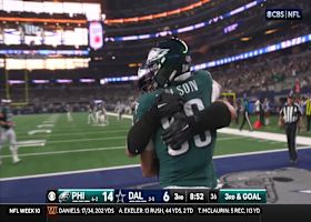 Johnny Wilson's first NFL TD catch boosts Eagles' lead to 20-6 vs. Cowboys