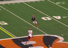 Burrow's 22-yard dart to Chase gets Cincy to D.C.'s 38-yard line