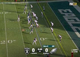 DeVonta Smith's diving grab nets first-down yardage after replay assist