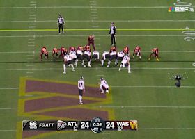 Riley Patterson's 56-yard FG falls short of game-winning length