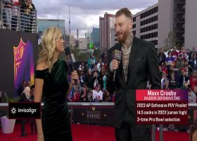Maxx Crosby discusses DPOY nomination at red carpet of 13th annual NFL Honors