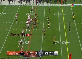 Browning's 14-yard dart to slanting Sample yields another first down