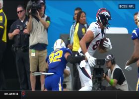 Lucas Krull's 35-yard catch is longest play in first half of Broncos-Chargers