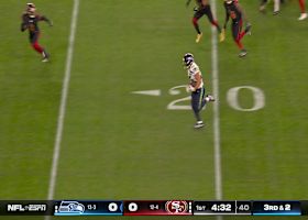 Zach Charbonnet's 27-yard TD run opens scoring in Seahawks-49ers showdown