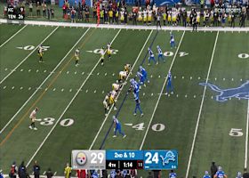 St. Brown's 24-yard reception sets up Lions inside the red zone