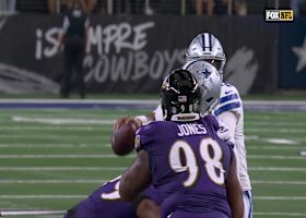 Prescott's 15-yard TD pass to Tolbert trims Ravens' lead