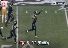 Seahawks D comes up with another turnover on strip-sack of Purdy