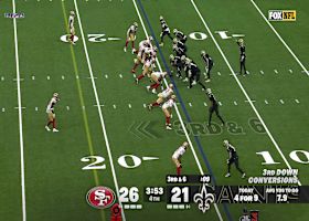 Nick Bosa's sack of Rattler ends Saints' fourth-quarter drive