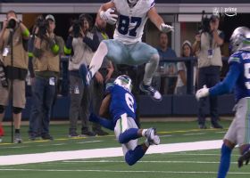 Jake Ferguson's picturesque hurdle allows TE to clear Quandre Diggs