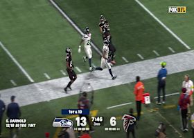 Darnold's 30-yard completion to Smith-Njigba goes with A.J. Terrell in coverage 