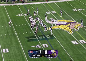 Joshua Dobbs dots Efton Chism III for 33-yard gain and access to Vikes' territory