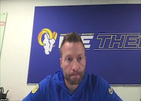 Sean McVay discusses second half approach heading into divisional matchup against the Bears