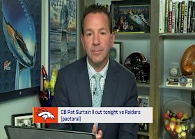Rapoport: Broncos WR Marvin Mims Jr. (concussion), CB Pat Surtain II (pectoral) ruled out vs. Raiders on 'TNF' | 'GMFB'