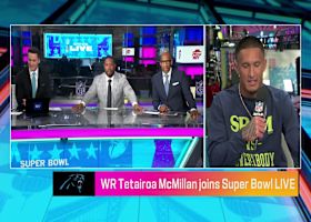 Tetairoa McMillan compares top CBs playing in Super LX, Devon Witherspoon vs. Christian Gonzalez | 'Super Bowl Live'
