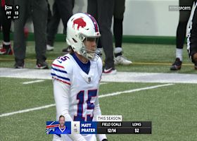 Matt Prater trims Bucs lead with 39-yard FG