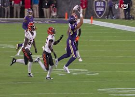 Mark Andrews' high-point reception goes 17 yards