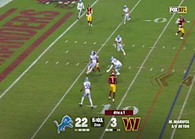 Ertz absorbs a hit-stick tackle to convert on fourth down inside red zone