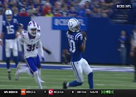 Flacco's drag-route connection with Adonai Mitchell yields 18-yard gain vs. Bills