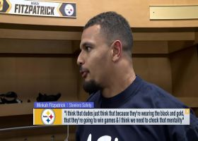 Minkah Fitzpatrick talks to media following Week 14 game vs. Patriots