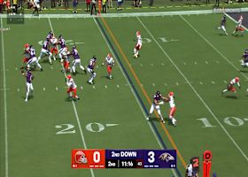 Lamar Jackson's 15-yard TD strike to Tylan Wallace boosts Ravens' lead to 9-0