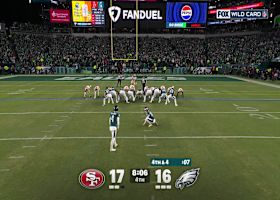 Jake Elliot's 33-yard FG puts Eagles up by two points