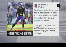 Rapoport: Ex-Ravens LB Patrick Queen to join Steelers on $41M deal | 'Free Agency Frenzy'