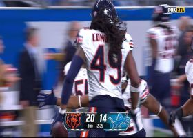 Tremaine Edmunds is THIRD Bears' newcomer to nab INT of Goff