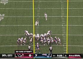 Ka'imi Fairbairn's 25-yard FG puts Texans on the board vs. Patriots