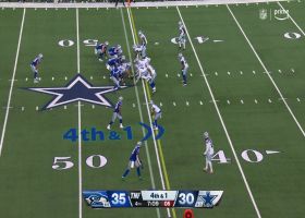 DeMarcus Lawrence wraps up Charbonnet for HUGE fourth-down stop in fourth quarter