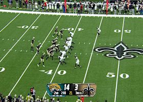 Jags' D collapse Shough for 9-yard sack