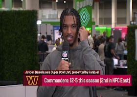 Jayden Daniels joins 'Super Bowl Live' to reflect on his rookie campaign