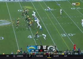 Khalil Mack contains Jordan Love for his tenth sack of 2023