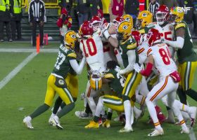 Pacheco keeps his legs churning for 13-yard gain through pileup