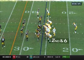 Jordan Love delivers 20-yard strike to Romeo Dobbs via play action