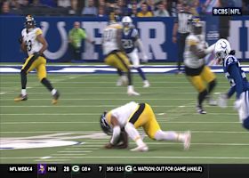 Fields' circuitous scramble has disastrous ending for Steelers