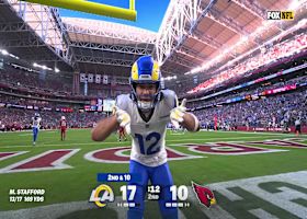 Can't-Miss Play: 28-yard seam-rip score from Stafford to Nacua for a near buzzer-beater TD