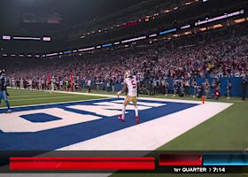 Brock Purdy's 22-yard TD pass to DeMarcus Robinson trims Colts' lead to 7-6