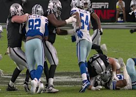 Quinnen Williams showcases his dance moves after notching his first solo sack as a Cowboy