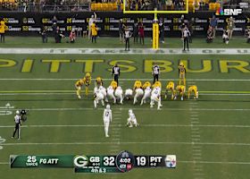 Brandon McManus chips in a 25-yard field goal