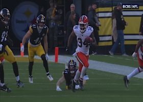 Jerome Ford's 56-yard kick return opens second half of Brown-Steelers with a bang