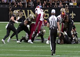 Jayden Daniels' best throws and runs from 2-TD game vs. Saints | Week 15