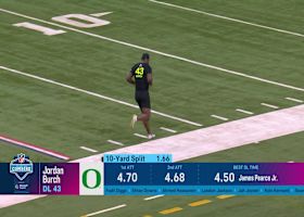 Jordan Burch runs official 4.67-second 40-yard dash at 2025 combine