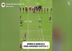Must See: Emeka Egbuka's one-handed catch evolves into long-distance TD at Bucs OTAs