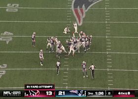 Ka'imi Fairbairn drills 51-yard FG in tough weather conditions